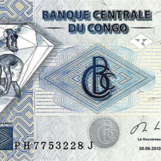 CONGO █ bancnota █ 500 Francs █ 2013 █ P-96b █ G&D █ UNC █ necirculata