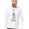 Bluza barbati alba - Not a hugger - M