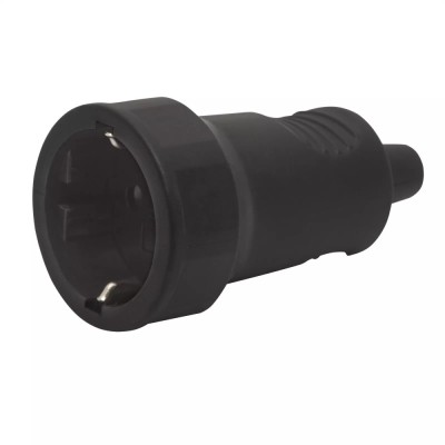 Priza volanta 250V 50Hz 16A neagra 05939 foto