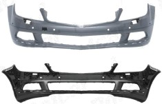 Bara fata Mercedes Clasa C (W204), 03.2007-03.2011, grunduit, cu gauri pentru spalatoare faruri,cu gauri pentru senzori de parcare, 2048800940