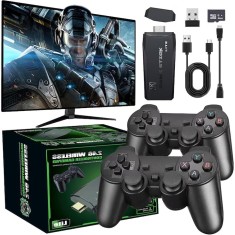 Consola de jocuri retro, AKKEE, 20,000+ jocuri, 2 controlere wireless, HDMI