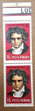 TIMBRE ROMANIA MNH LP748/1970 200 ani nașterea Beethoven- Serie &icirc;n pereche, Nestampilat