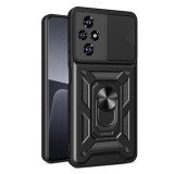 Husa pentru honor 200, camshield protectie camera, magnetic, slide si snap, black