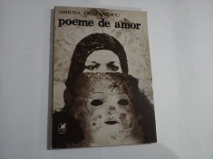 POEME DE AMOR - MIRCEA CARTARESCU - (dedicatie si autograf)