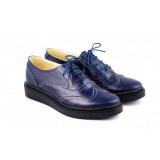 Cumpara ieftin Oferta marimea 35, 38 - Pantofi dama casual din piele naturala bleumarin - LP29BLM
