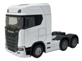 Macheta Scania T770S 1:32 alba replica metal lumini si sunete usi deschise