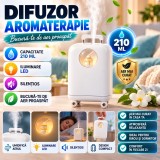 Umidificator Aromaterapie SMARTECH STH-23, 210ml, Ultrasunete, Difuzor LED, Casa/Birou