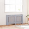 VidaXL Capac pentru radiator 2 pcs Gri 152x19x81,5cm Lemn compozit 3403231