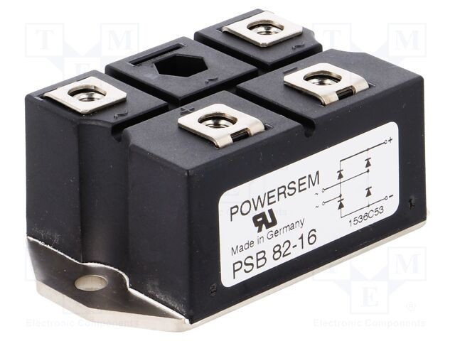 Punte redresoare monofazat POWERSEM 1600V 72A 750A