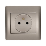 RHYME FRENCH TYPE SOCKET GREY METALLIC, Elmark