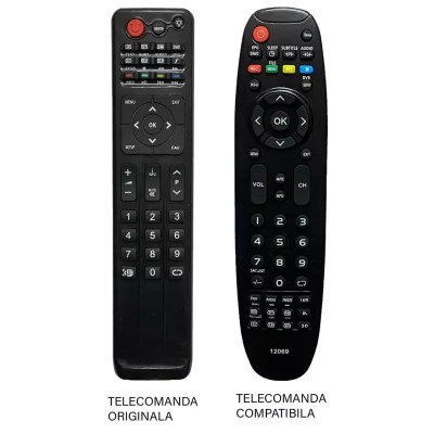 Telecomanda TV Axen AX022L11 compatibil cu originalul cod ER1496 /MFY1486 (23-2) foto