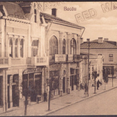 4837 - BACAU, Librarie, Cofetarie, Romania - old postcard - used - 1925