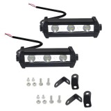 Set 2 proiectoare auto 3LED, 60W/set, 12/24V, 6000K, Universal