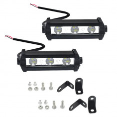 Set 2 proiectoare auto 3LED, 60W/set, 12/24V, 6000K