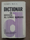 Dictionar de epitete al limbii romane - Marin Buca