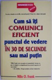 Cum sa iti comunici eficient punctul de vedere in 30 de secunde sau mai putin &ndash; Milo O. Frank