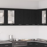vidaXL Dulap suspendat din stejar negru 60 x 31 x 60 cm Fabricat din lemn prelucrat