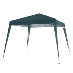 Pavilion pentru gradina/terasa, cadru metalic, material Oxford, pliabil, verde, 2.97x2.97x2.5 m GartenVIP DiyLine foto