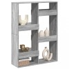 Separator Camera Gossi Gri Sonoma 100x33x135cm Lemn, Biblioteca Living, Rafturi Depozitare, Despartitor Birou