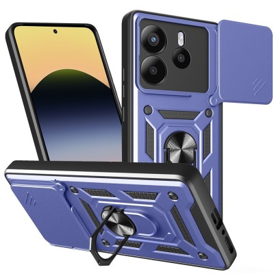 Husa Xiaomi Redmi Note 14 5G protectie camera Techsuit CamShield Series, albastru foto