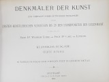 DENKMALER DER KUNST von WILHELM LUBKE und CARL LUTZOW - STUTTGART, 1884