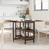 vidaXL Masă de dining 122 x 80 x 76,5 cm Lemn prelucrat Lemn vechi 8006041