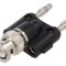 Adaptor banană-BNC x2, 3A 56,1mm