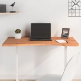 Blat birou lemn masiv fag 100x50x2.5 cm maro vidaXL - universal, colturi rotunjite, margine curbata