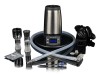 Vaporizator de Birou Arizer V-Tower, Control Digital Temperatura 50-260 C, Incalzitor Ceramica, Furtun Silicon 90cm, Gri