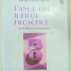 PANORAMA IDEILOR FILOSOFICE de JACQUELINE RUSS , 2002