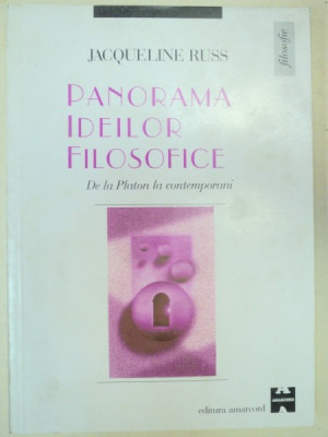 PANORAMA IDEILOR FILOSOFICE de JACQUELINE RUSS , 2002 foto