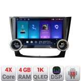 Navigatie Mercedes W211 W219 Kit-090 Edotec 4+64 10.5 inch Incell 1K android Wifi 5Ghz gps internet Cor