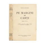 Octav Șuluțiu, Pe margini de cărți, 1938, cu dedicație pentru Nichifor Crainic