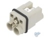 Conector: HDC Han Q dimensiune 3A 21x21mm -40&divide;125&deg;C tată 400V, 09120022651