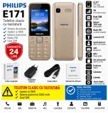 Cumpara ieftin Telefon Mobil Philips E171 auriu , NOU Garantie 24 Luni