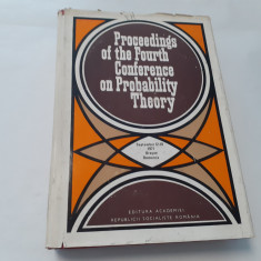 PROCEEDINGS OF THE FOURTH CONFERENCE ON PROBABILITY THEORY P4