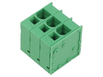 Regletă Conexiuni PCB 90&amp;deg; 10mm 3 Piste 66A foto