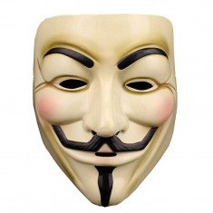 Masca V for Vendetta, crem, Gonga foto
