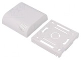 Carcasă montare pe perete 80mm x 80mm x 35mm ABS albă