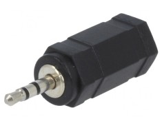 Adaptor Audio Jack 2,5mm la 3,5mm Negru