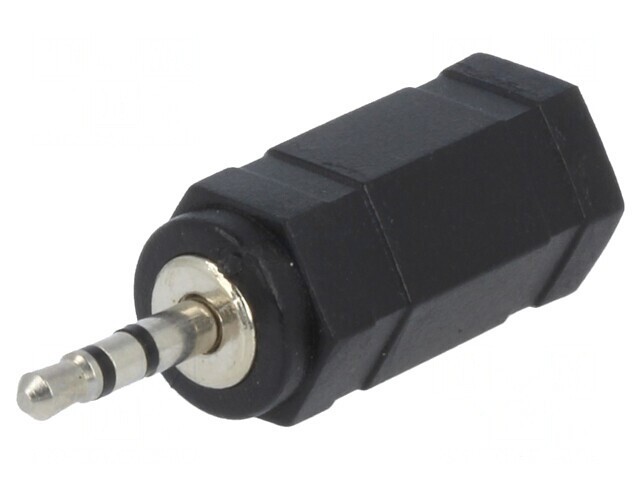 Adaptor Audio Jack 2,5mm la 3,5mm Negru