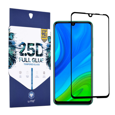 Folie pentru Huawei P Smart 2020 - Lito 2.5D FullGlue Glass - Black foto