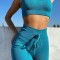 J756-4 Set 2 piese compleu sport/casual din material reiat elastic