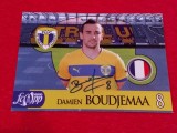 Foto cu autograf original - fotbalistul DAMIEN BOUDJEMAA (PETROLUL Ploiesti)