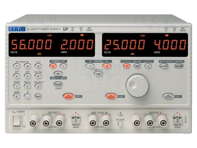Alimentator Laborator Programabil AIM-TTI Ch: 3 0&divide;56VDC 0&divide;4A