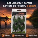 Set Suporturi pentru Lansete de Pescuit, 4 Bucăți