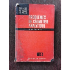PROBLEMES DE GEOMETRIE ANALYTIQUE - D.KLETENIK