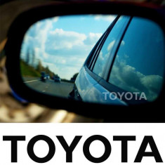 Stickere oglinda ETCHED GLASS - TOYOTA (set 3 buc.)