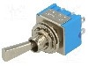 Intrerupator basculant, 2 pozitii, mod comutare ON-ON, DPDT, {{Producator}} - TSM202F1 foto