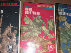 REGII BLESTEMATI - MAURICE DRUON 3 VOLUME TD foto